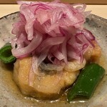 佐たけ - 鰻の南蛮漬けのアップ