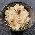 鉄板焼 とよふみ - ガーリックライス