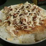 鶏パイタン らーめん武蔵 - ねぎ豚めし（小）H26.7