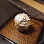 和菓子 菜の花 - 料理写真:焼きモンブラン（税込380円）