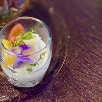ラ ヴォワール - 裏漉したカリフラワームースは口どけ滑らかで上品な味わいです。