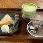 コーヒーと発酵の店 Big Mouse - プリン味のチーズケーキ　最高〜