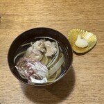 ら すとらあだ - 近江牛のもつ蕎麦