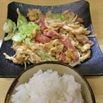 Yambaru Shokudou - 車麩のチャンプルーと白飯