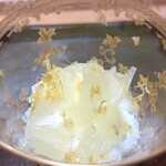 江戸焼肉 - 広島産水晶ぼんたんのグラニテ