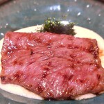 江戸焼肉 - サーロインの焼きすき