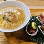 三代目 善平 - 特製甘鯛らあ麺 塩 1,650円
