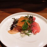 Hachihare - 鯵とフェンネル、林檎のタルタル