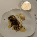 ラ・トゥーエル - 9皿目
      紅玉のタルトフィーヌ、サヴァイヨンジュド・トリュフ。