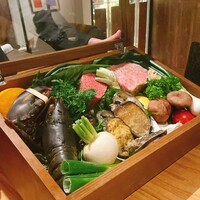 鉄板焼き 恵伝 - 本日の食材たち〜♡