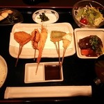 たき川 - ランチ サービス定食（2014年7月）