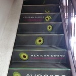Mexican Dining AVOCADO - お店がある2階への階段