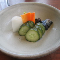 日本料理 梅林 - うなぎ定食（香の物）￥３８８０＠’１４．６．上旬