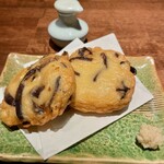 酒と肴 ててて - 百合根ときくらげのさつま揚げ