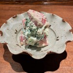 酒と肴 ててて - 苺と菜の花の白和え