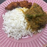 ラフィーの美しい森 - そして飯になったミニカットにピアジュ（豆天）とセミドライのルイ（魚）