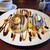 La Pullman Caffe' - 料理写真:『チョコバナナパンケーキ ドリンクセット（1700円税込）』