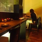 もつ鍋 こうづき - 窓辺のカップルシート♪夜景も堪能できます。ご予約はお早めに♪