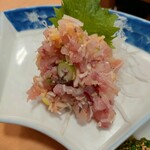 御食事処ときわ - 鯵のなめろう