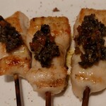 トラットリア ・チャオロ - 地鶏ササミのスペディーノ・タプナードソース