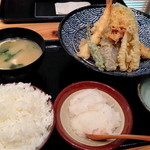 米福 - 米福天ぷら定食【790円】ごはん大盛り
