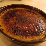 オステリア オージオ ソット - 甘草のクリームブリュレ