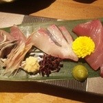 ふく鶴 - (コース)刺身盛合せ(一人前)