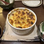 旬菜 さか田 - 牡蠣とアスパラの濃厚グラタン:濃厚～美味しい