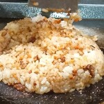 花より、ハンバーグ。 - ガーリック炒飯