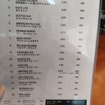 GREAT DANE BREWING - ビールメニュー