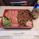 神戸ビフテキ亭デリ - ■炙りカルビスライス＆ローストビーフステーキ弁当