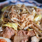 中村製麺所 - "焼烏龍麪（やきうむどん）"、麪條（もろこしのきりむぎ）
