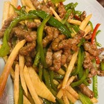 鉄板中華バル 新地ブギ - 青椒肉絲