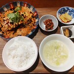 中華ダイニング 一途一心 - よだれ鶏ランチセット　1300円