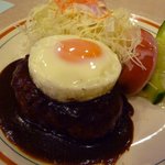 ヨーロッパ軒 - アメリカンハンバーグ \1,000