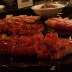 ムーンシャイン - 生のベーコンと焼いたベーコンと・・。