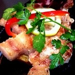 レストハウス山はた - 豚厚切りステーキ