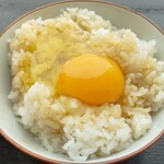 肉吸い専門店 - 卵かけご飯（小）、肝心なご飯が今一つだったかな…