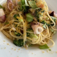 AzzurrA Mare SAJIMA - 旬のイカとからすみのスパゲッティニ