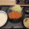 松のや - ロースカツ定食(並)