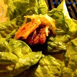 ホルモン十条タンセイ - 包む