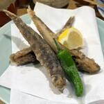 魚のうまい店 ひろちゃん - 目光りの唐揚げ