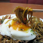 飯田お好み焼き店 - しっとりした仕上がりでさっぱりした口当たり