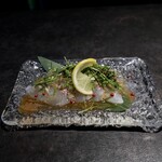 白身魚のカルパッチョ