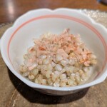 玄庵 - 蕎麦の実お浸し