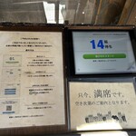 MOKICHI TRATTORIA - 12時訪問で14組待ち。