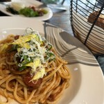 MOKICHI TRATTORIA - 牛と麹のトマトソースパスタ