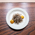 明寂 - 牛蒡黒荏胡麻和え