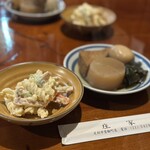 庄家 - お通しのマカロニがうめぇのよ。