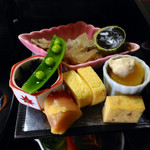 Akitaya 草庵 - 先付(南蛮漬け、ひじき煮など)